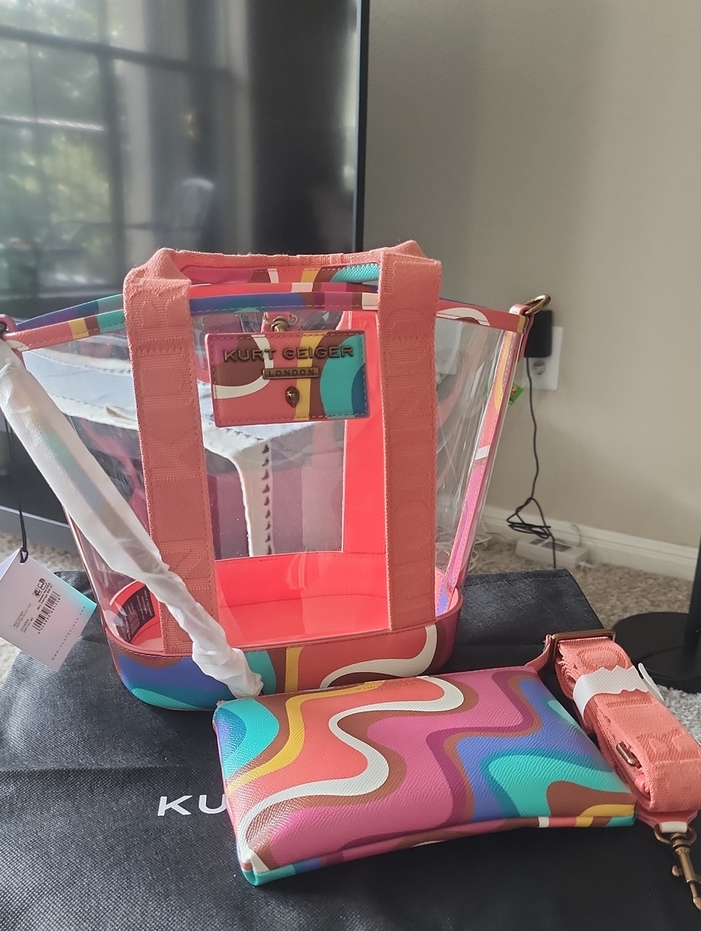Clear Bag Kurt Geiger Multi